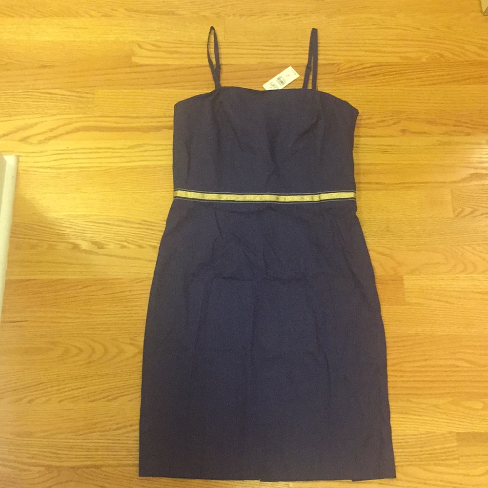 Loft Ann Taylor Dark Navy Blue Dress